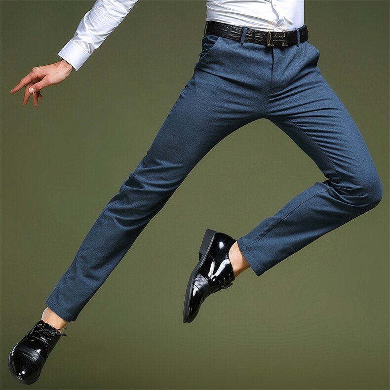 S1502新款商务休闲裤高端男裤84.2%棉12.7%聚酯纤维3.1%氨纶P50,男装休闲裤,电商B360