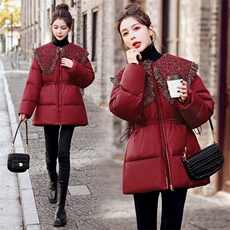 现货新款时尚潮流大领小香风中长款羽绒服,女装羽绒服,天丽,其他 现货新款时尚潮流大领小香风中长款羽绒服,女装羽绒服,天丽,其他