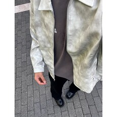 722-P62美式重磅扎染翻领衣夹克男女宽松痞帅复古高级感飞行员，男装夹克，电商B323A