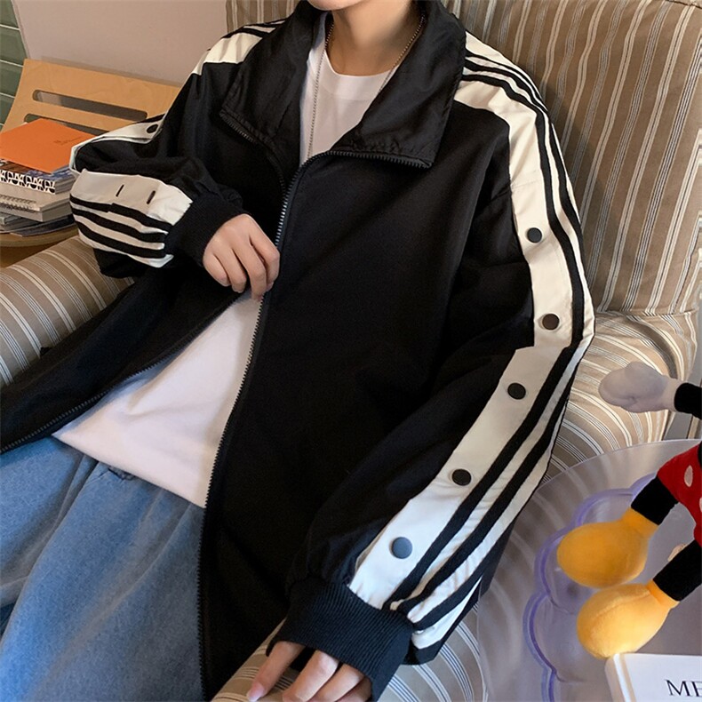 现货 外套男韩版潮流痞帅休闲百搭排扣夹克潮牌棒球服WT8818-P54图片