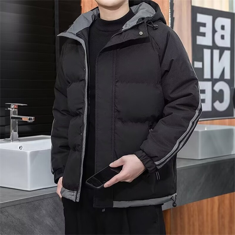 潮流气质新款双杠棉衣慵懒原宿文艺百搭时尚日系流行ins简约,男装棉衣,星座1210-1