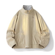 美式vintage豹纹衬衫夹克牛仔短袖外套设计感JK02528-P90，男装衬衫，星座308B-2
