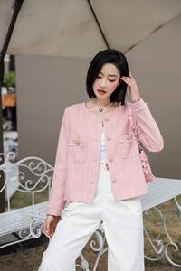 春季小香风外套图片