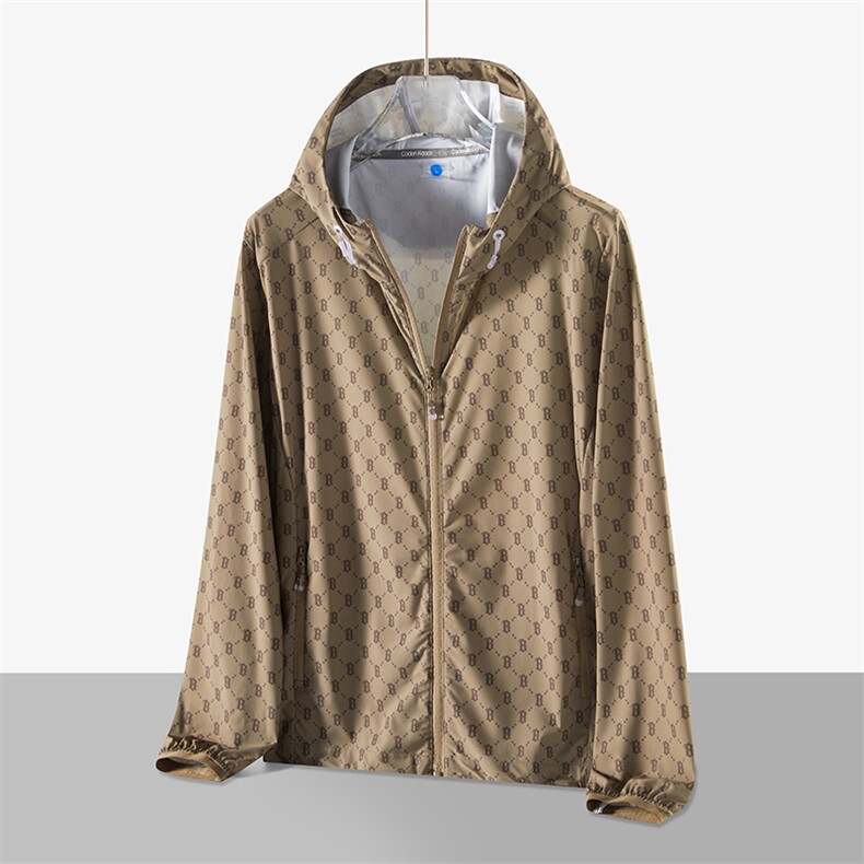 新款防晒衣透气夏季户外冰丝薄款防晒服防紫外线男外套9068-P50，男装防晒衣，星座717