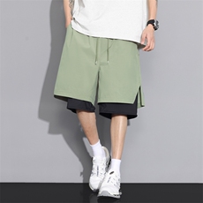 现货夏季工装短裤男ins潮牌休闲百搭潮流痞帅五分裤D02517-P43，男装牛仔裤，星座308B-2