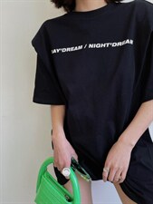 垫肩大版T恤，女装T恤，YSQ Boomboom