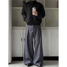网图有货秋冬老钱风立领短宽基础通勤棉服外套夹克男女A1179-P80，男装夹克，星座1505