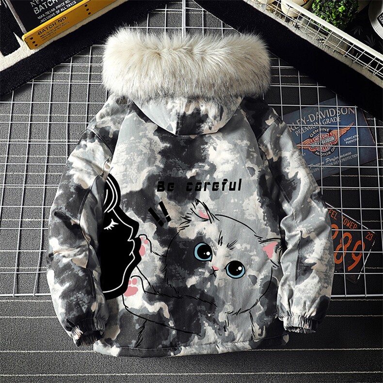 MC49116-P135日系潮衣男大码派克服男工装服外套袄,男装棉衣,电商A040A