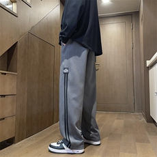 抖音直播品质美式复古重磅菠萝格长裤K016*P45控68，男装休闲裤，星座227-2