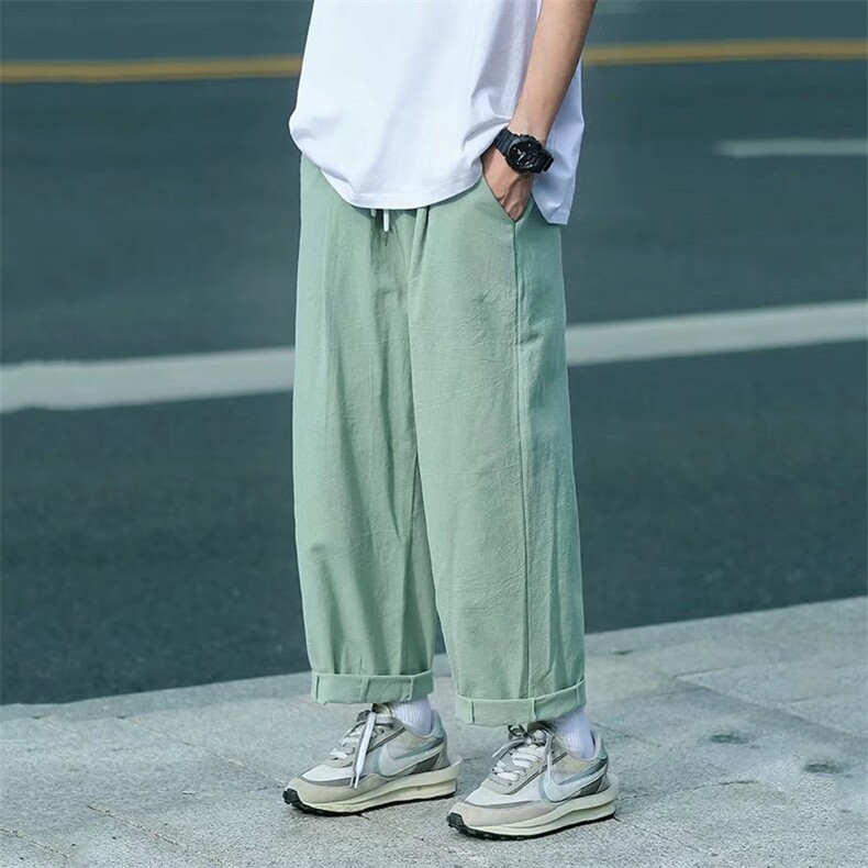 218-1-P30-BK425夏季宽松休闲裤,男装休闲裤,四季星座218-1