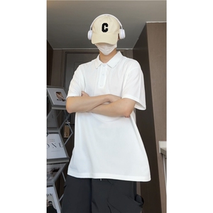 PL9001-P20-控39-大量现货POLO衫男短袖T恤潮牌纯色翻领透气网眼图片
