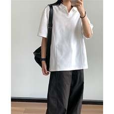 主推重磅POLO衫夏季短袖翻领半袖上衣cleanfit正肩t恤衫S419特28，男装Polo衫，电商A233-1