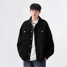 日系Cityboy复古单排扣夹克宽松落肩街头工装夹克HY02TP60控85，男装夹克，电商A102B