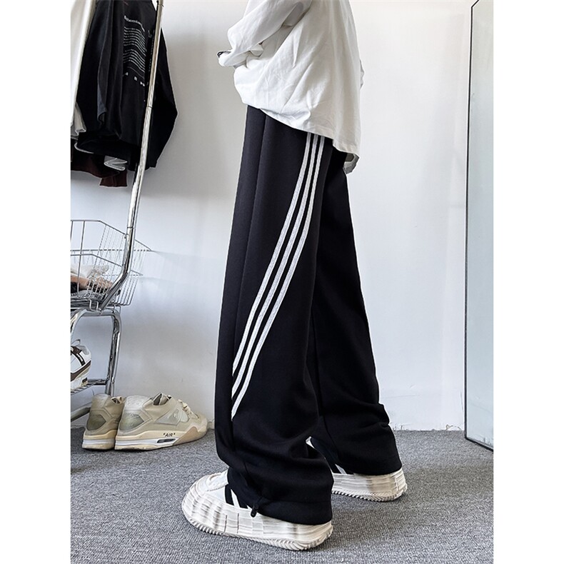 K126/P50春装新款现货高品质华棉休闲裤男运动裤卫裤大码宽松裤子图片