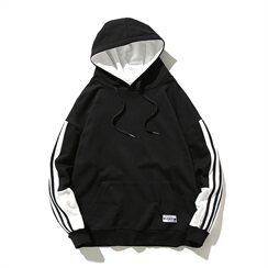 冬季新款加绒加厚日系木板复古休闲连帽卫衣男外套WY2140-P60，男装卫衣，电商A021A