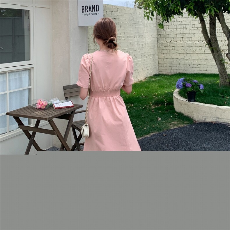 瑞F1D103【现货！】小香风连衣裙,女装连衣裙,素月