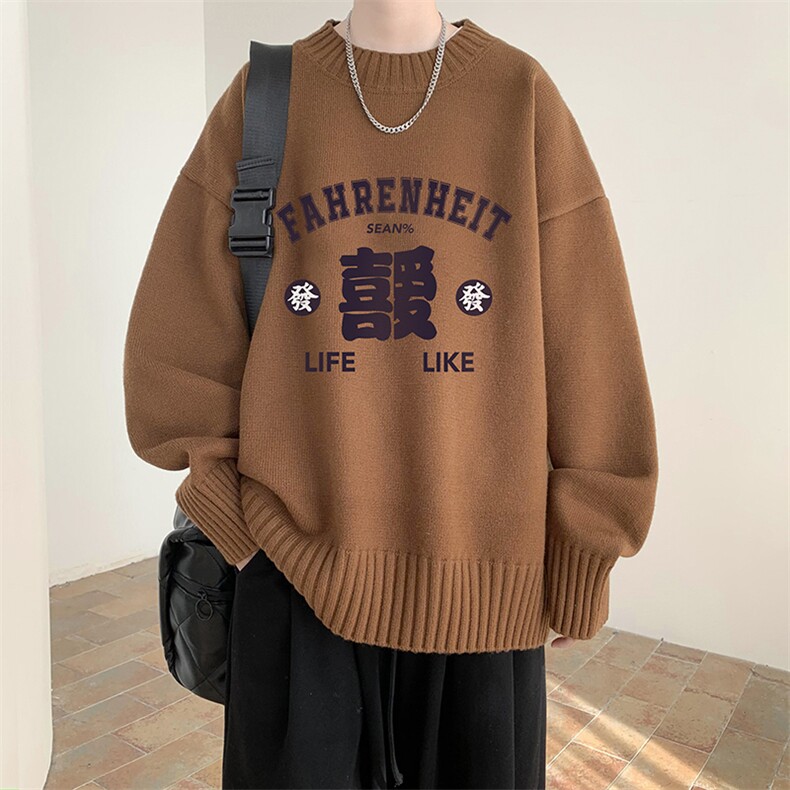 半高领毛衣男士大码针织衫男毛线衣男M18256-P45加绒款-P65,男装针织衫/毛衣,电商A040