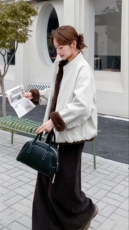 （新款）2025冬装休闲立领两面穿加绒外套1D060-p205-k308，女装短外套，1D060