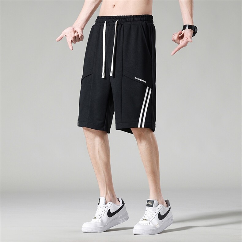 DD6858P29灰纸景百搭沙滩篮球大码宽松户外时尚休闲夏季短裤男图片