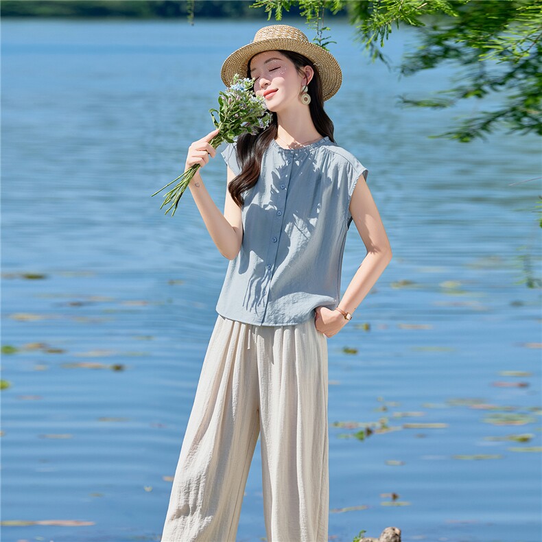 现货。新品2026年夏季时尚品质女士两件套套装,女装套装/套裙,依万里