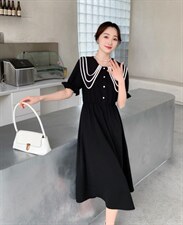 现货夏装减龄连衣裙，女装连衣裙，西子阁