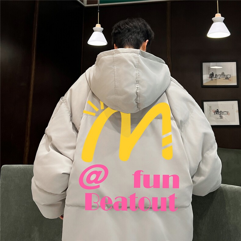 棉袄厚外套港风日系棉衣纯色棉服大码面包服1016-1 M07 P90 K118图片
