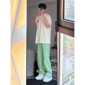 24年春夏季水洗高街vibe直筒宽松阔腿五色牛仔裤NZ2310-P55控78图片