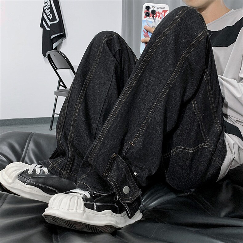 B2212023秋冬新款美式ins高街小众工装牛仔裤LK22074-P65控88,男装牛仔裤,电商B221