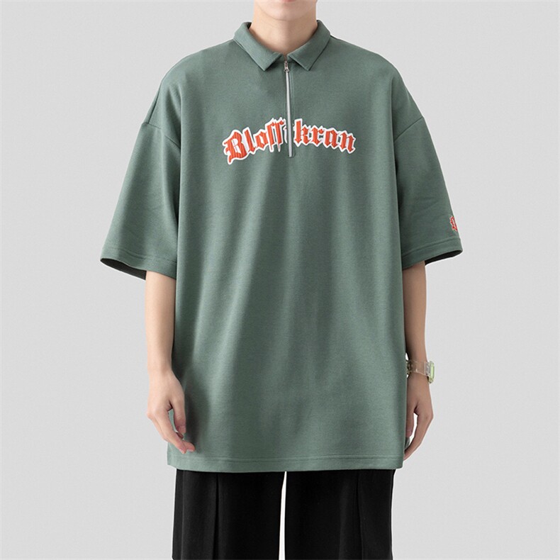 夏季新款POLO杉休闲潮流美式华夫格百搭翻领短袖T恤PL3321-P51,男装T恤,星座717