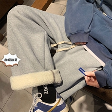 XZ616冬季新款华夫格羊羔毛加绒加厚休闲裤TY447P65控78，男装休闲裤，星座512A（原616）