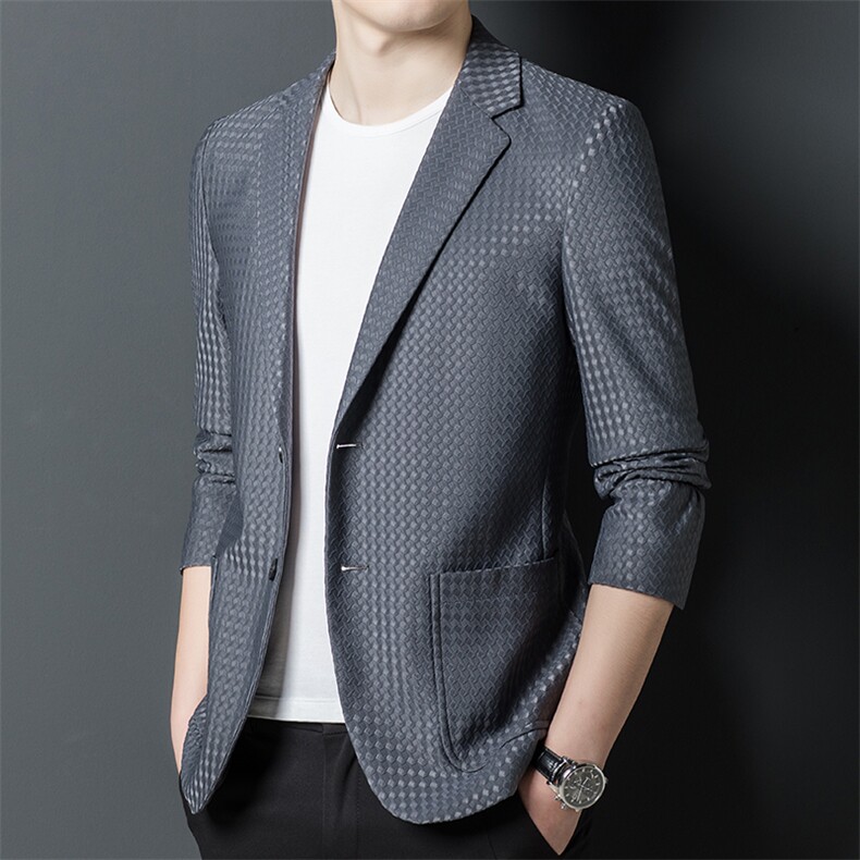 CA22218钱塘2020-2中青年男士休闲时尚潮流简约西服外套P160,男装西服,钱塘207-2