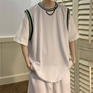 现货TZ01-P40青少年篮球服男孩短袖t恤高中学生运动套装帅气,男孩夏季穿搭潮流图片