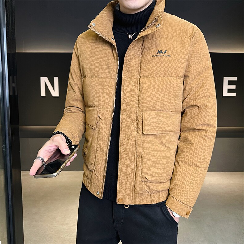 标50绒店主风男士短款立领羽绒服外套28622-P195(控券后288),男装羽绒服,电商B338