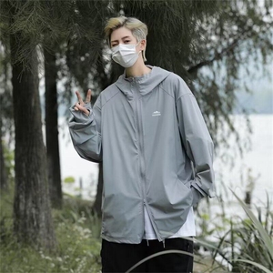 YR38-P32日系户外休闲轻薄连帽防晒服外套图片