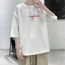夏季短袖T恤男潮流港风半袖t恤衫A210-A8108-P25，男装T恤，星座210-3