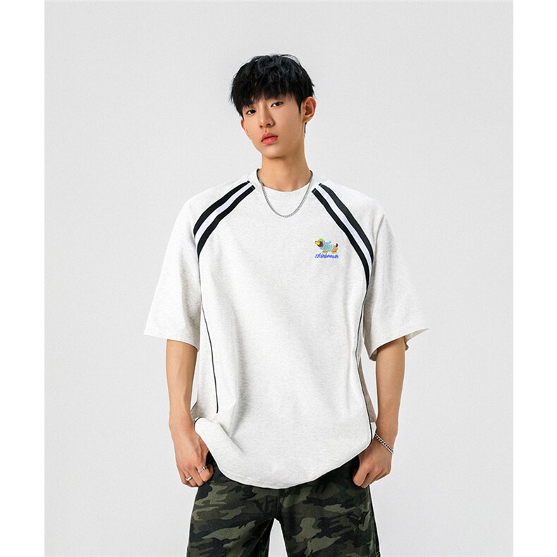 1腊肠狗刺绣凉感速干美式潮牌大码M-5XL短袖T恤DX78019P35控58,男装T恤,星座226-2