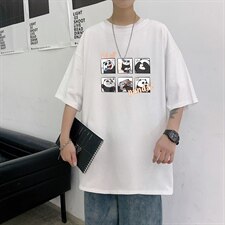 短袖男夏宽松纯棉T恤男百搭港风韩版情侣中性日系潮DT0250P20，男装T恤，星座1016-1（原电商B408-1）