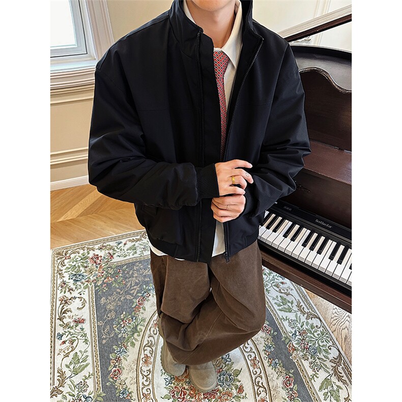 美式潮牌立领棉衣外套冬季加厚保暖正肩夹克棉服男潮MF3665-特P62,男装夹克,电商B295