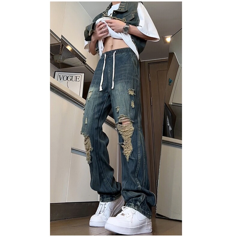 DK66-P55主推（自家图全平台保护）美式夏季男直筒裤-档口大货,男装牛仔裤,星座603-2