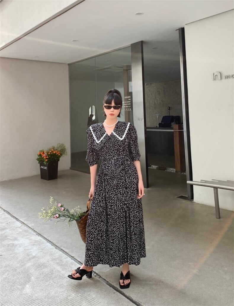 碎花连衣裙，女装连衣裙，大图 DTU