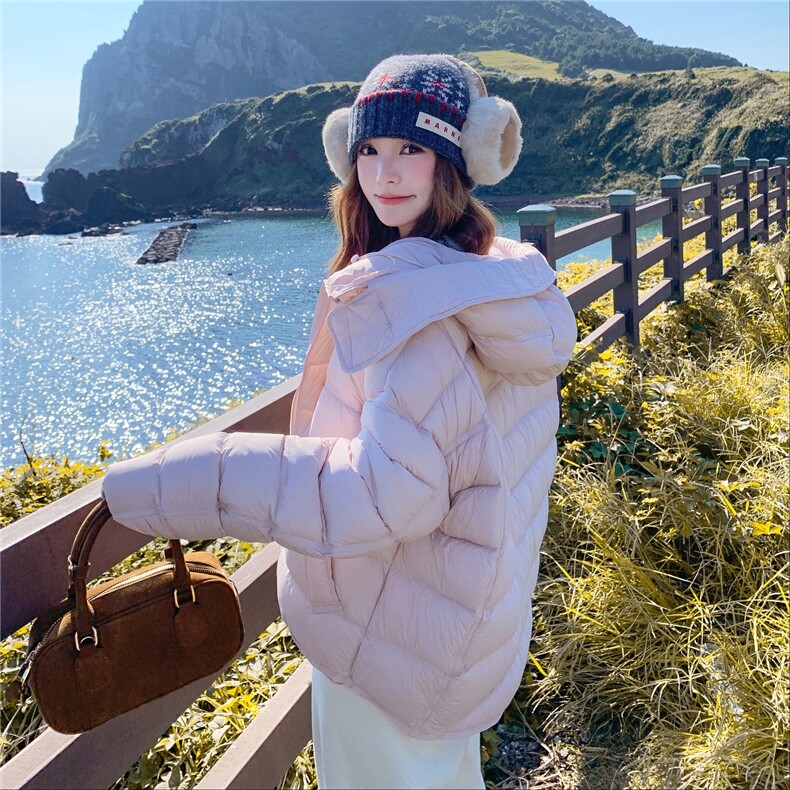 新品设计款龟背泡芙羽绒服90白鸭绒2C273-1026-P335-K488,女装羽绒服,2C273
