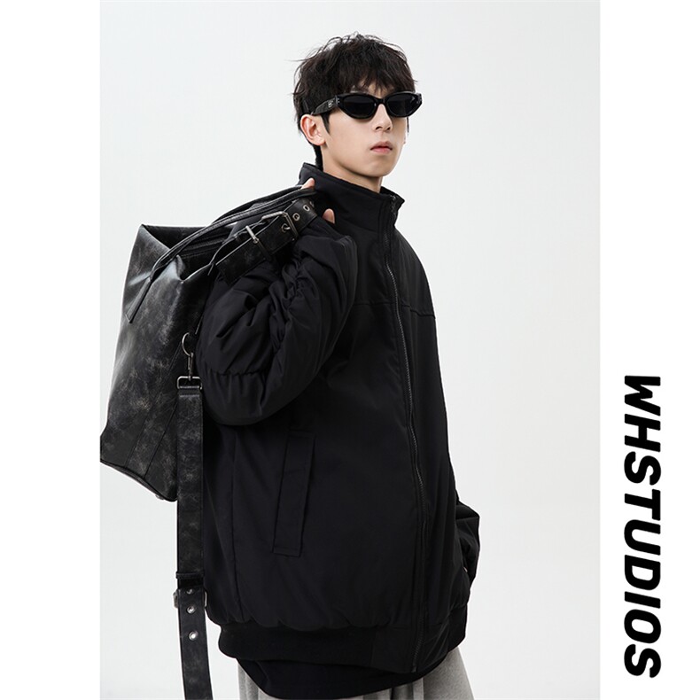 港风宽松立领棉服XZ213-MF1234特批55,男装棉衣,星座213