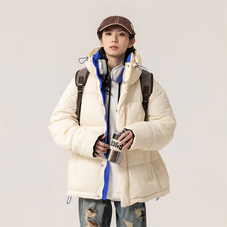 新标90白鸭绒简约休闲立领外套纯色加厚羽绒服ESY0204-P210,男装羽绒服,电商B306