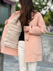 2024秋冬三穿可拆卸羽绒内胆白鸭绒双面毛呢外套小个子呢子大衣女,女装毛呢外套,红依娜,浙宝-网红风 2024秋冬三穿可拆卸羽绒内胆白鸭绒双面毛呢外套小个子呢子大衣女,女装毛呢外套,红依娜,浙宝-网红风