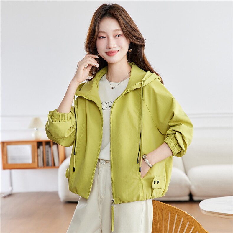 现货！小个子女士短外套女2026年春季夹克上衣，女装短外套，沐七七