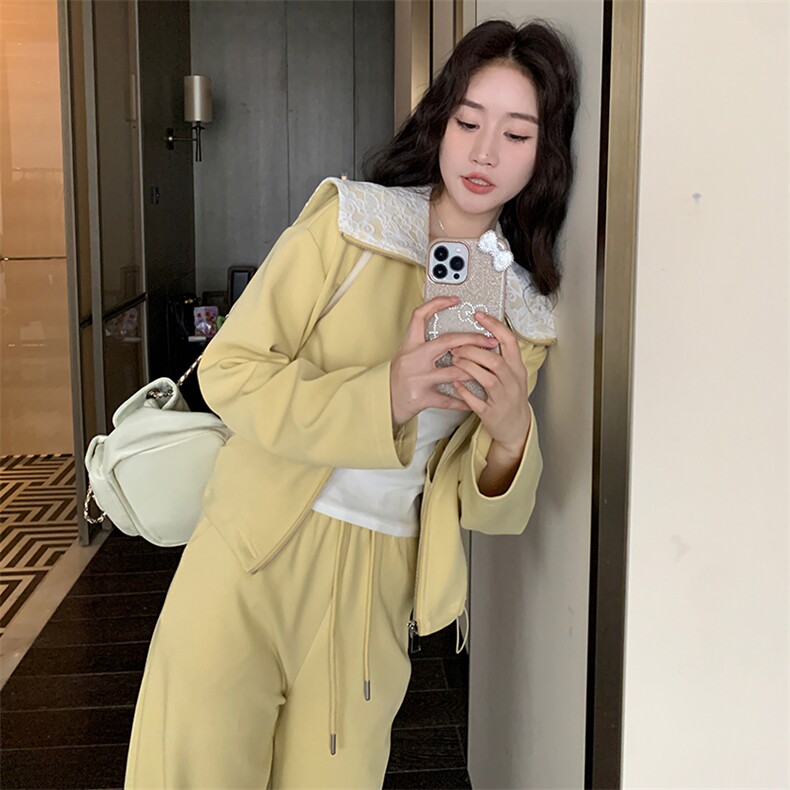 新款 现货主推海军领卫衣套装2517-P175-K248图片