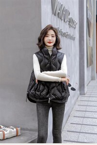 现货高品质标90绒羽绒马甲,女装马甲,艾依佳人