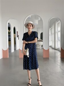 【现货】夏季新款 韩版宽松带帽显瘦连衣裙图片