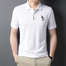 短袖体恤男士商务夏季新品纯色体恤时尚潮流休闲舒适中年男装上衣，男装T恤，电商B212（原钱塘6029）