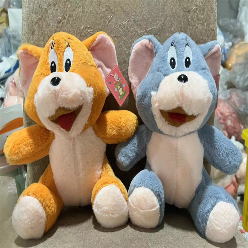 猫和老鼠，春兰毛绒玩具